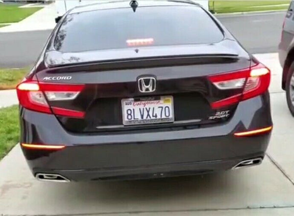 18 19 20 Accord Rear Bumper LED Reflectors and LED turn signals